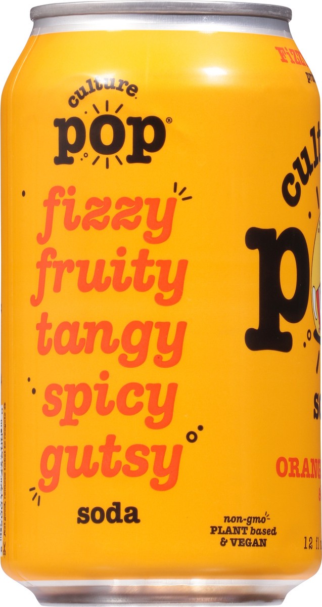 slide 8 of 9, Culture Pop Fizzy & Gutsy Orange Mango & Lime Probiotic Soda - 12 fl oz, 12 fl oz