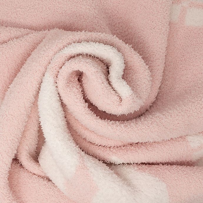 slide 6 of 8, Living Textiles Bunny Chenille Baby Blanket - Pink, 1 ct