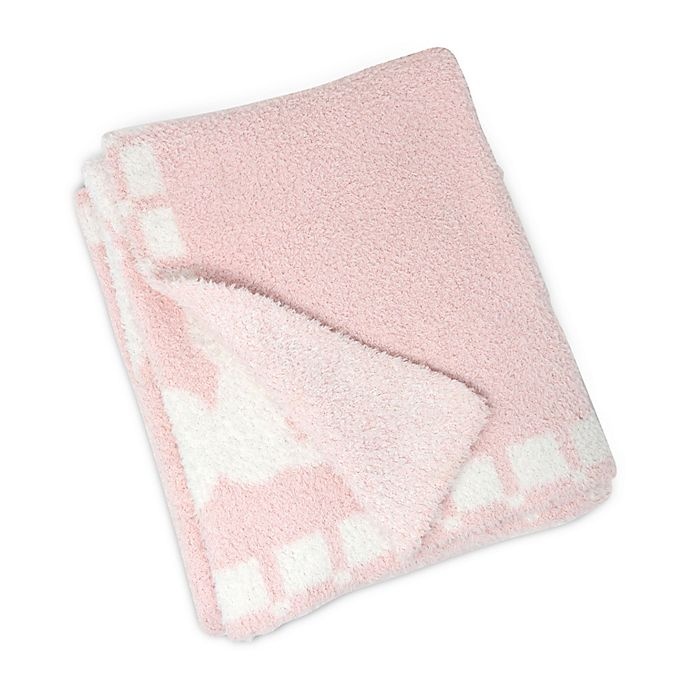 slide 8 of 8, Living Textiles Bunny Chenille Baby Blanket - Pink, 1 ct