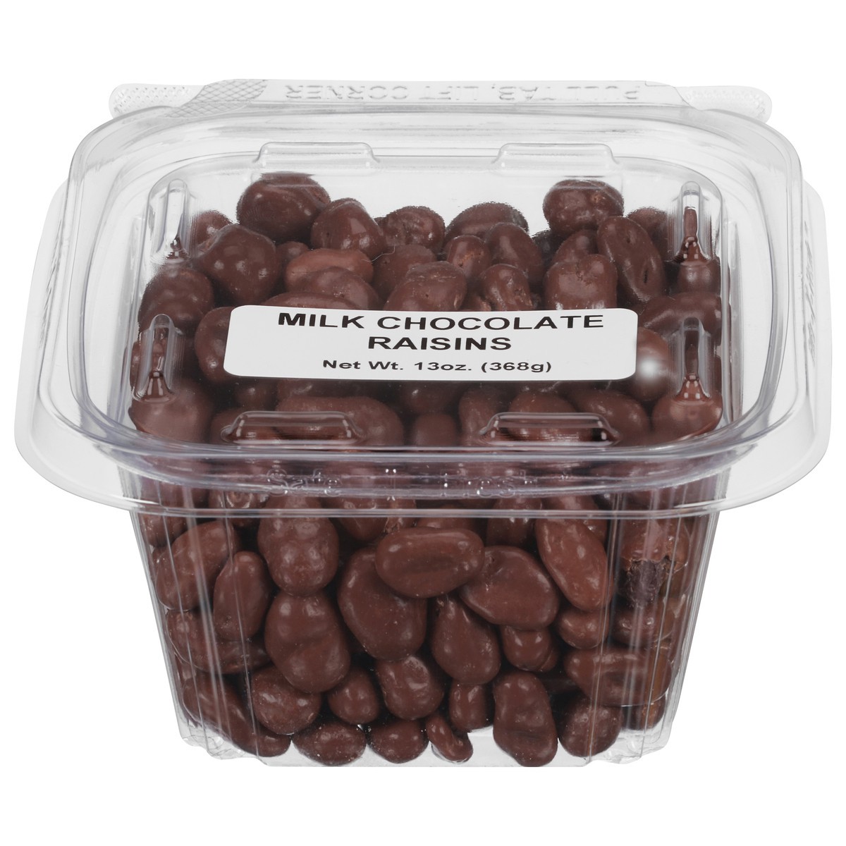 slide 1 of 12, JLM Manufacturing Milk Chocolate Raisins 13 oz, 13 oz