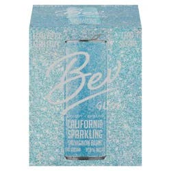 Bev Glow California Sparkling Sauvignon Blanc 4 x 250 ml Cans