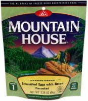 slide 1 of 1, Mountain House Freeze Dried Precooked Scrambled Eggs With Bacon, 2.25 oz