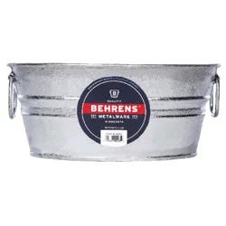 Behrens Hot Dipped Steel Mini Tub - Silver