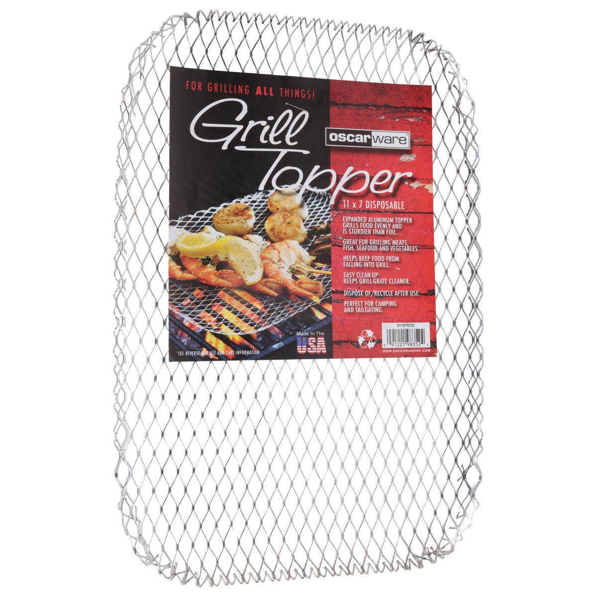 slide 6 of 12, Oscarware Disposable Grill Topper 1 ea, 1 ct