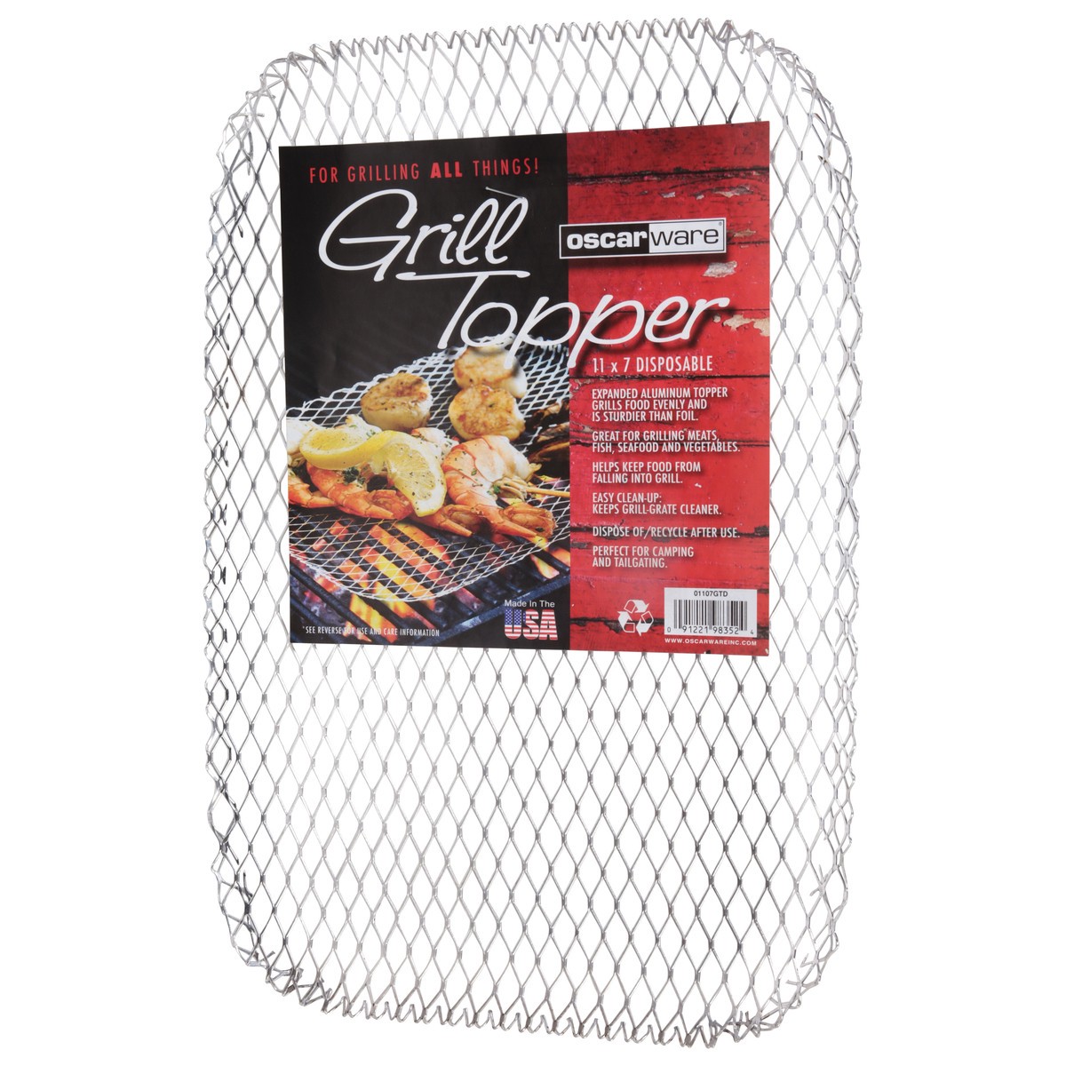 slide 10 of 12, Oscarware Disposable Grill Topper 1 ea, 1 ct
