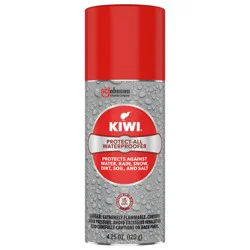 KIWI Protect-All Waterproofer Spray, Water Repellant for Shoes, Boots, Coats, Accessories and More, Spray Bottle, 4.25 oz