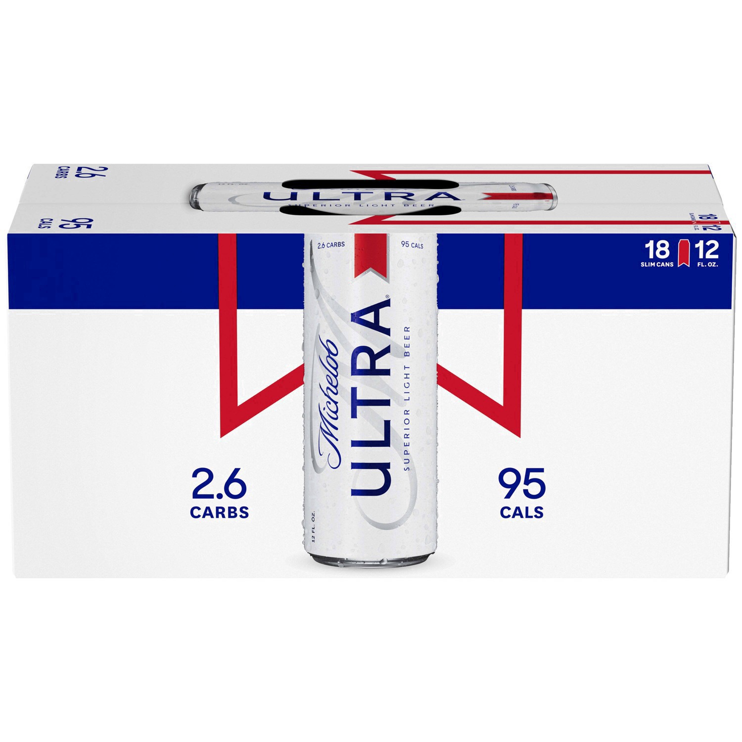 slide 34 of 141, Michelob ULTRA Light Beer, 18 Pack Beer, 12 FL OZ Cans, 4.2% ABV, 18 ct; 12 oz