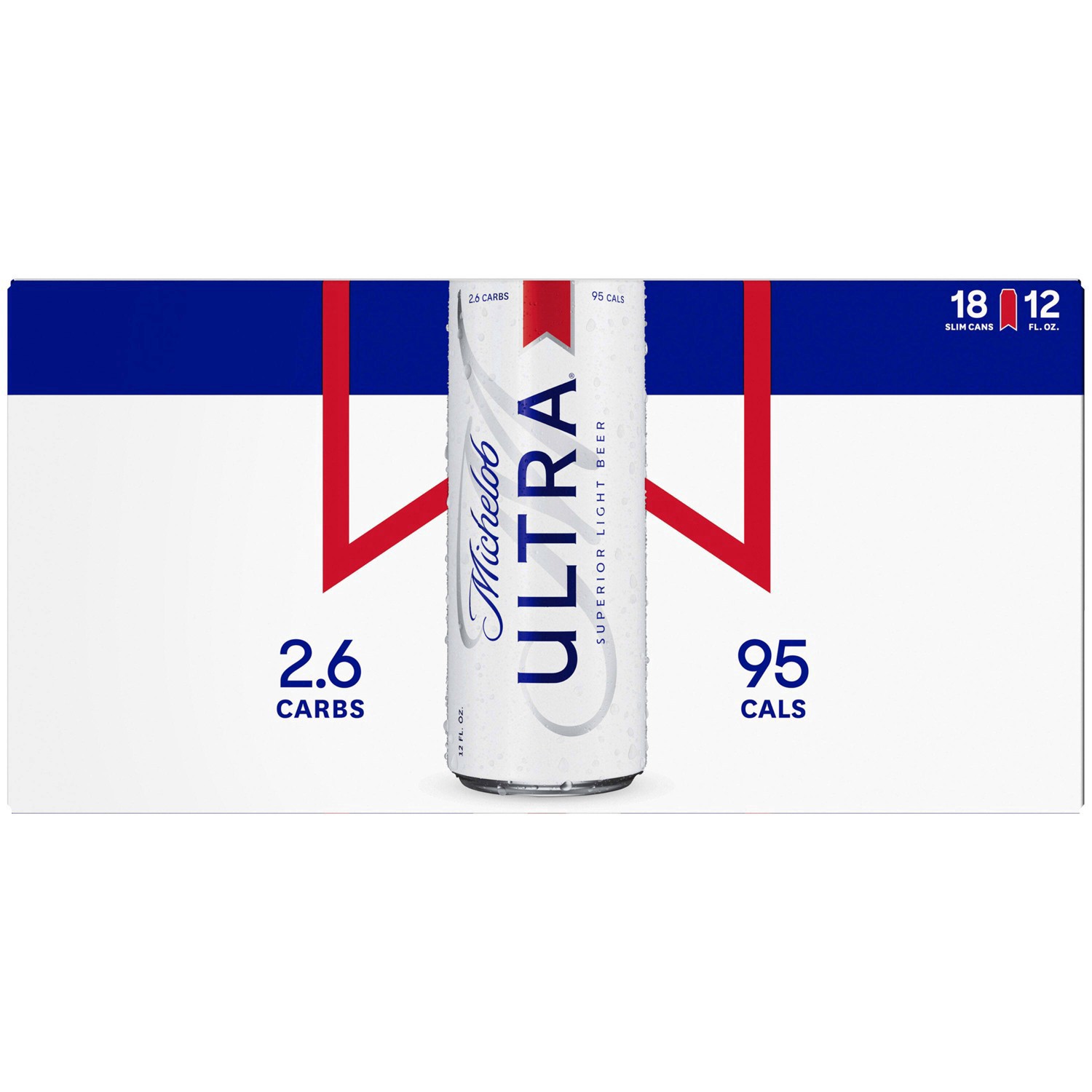 slide 91 of 141, Michelob ULTRA Light Beer, 18 Pack Beer, 12 FL OZ Cans, 4.2% ABV, 18 ct; 12 oz