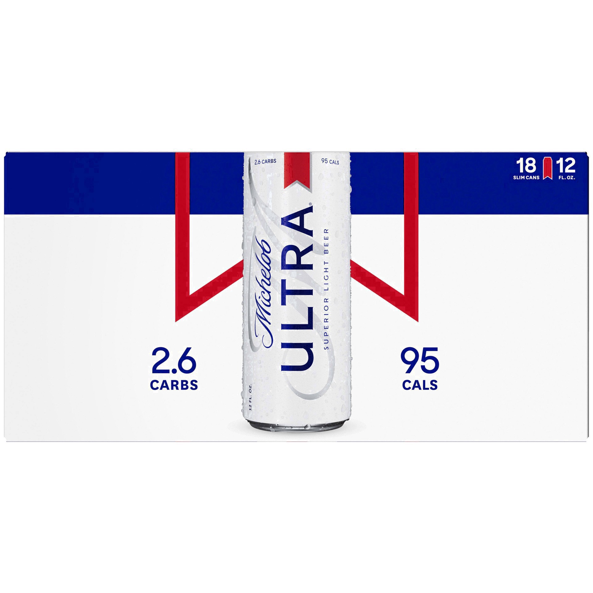 slide 135 of 141, Michelob ULTRA Light Beer, 18 Pack Beer, 12 FL OZ Cans, 4.2% ABV, 18 ct; 12 oz