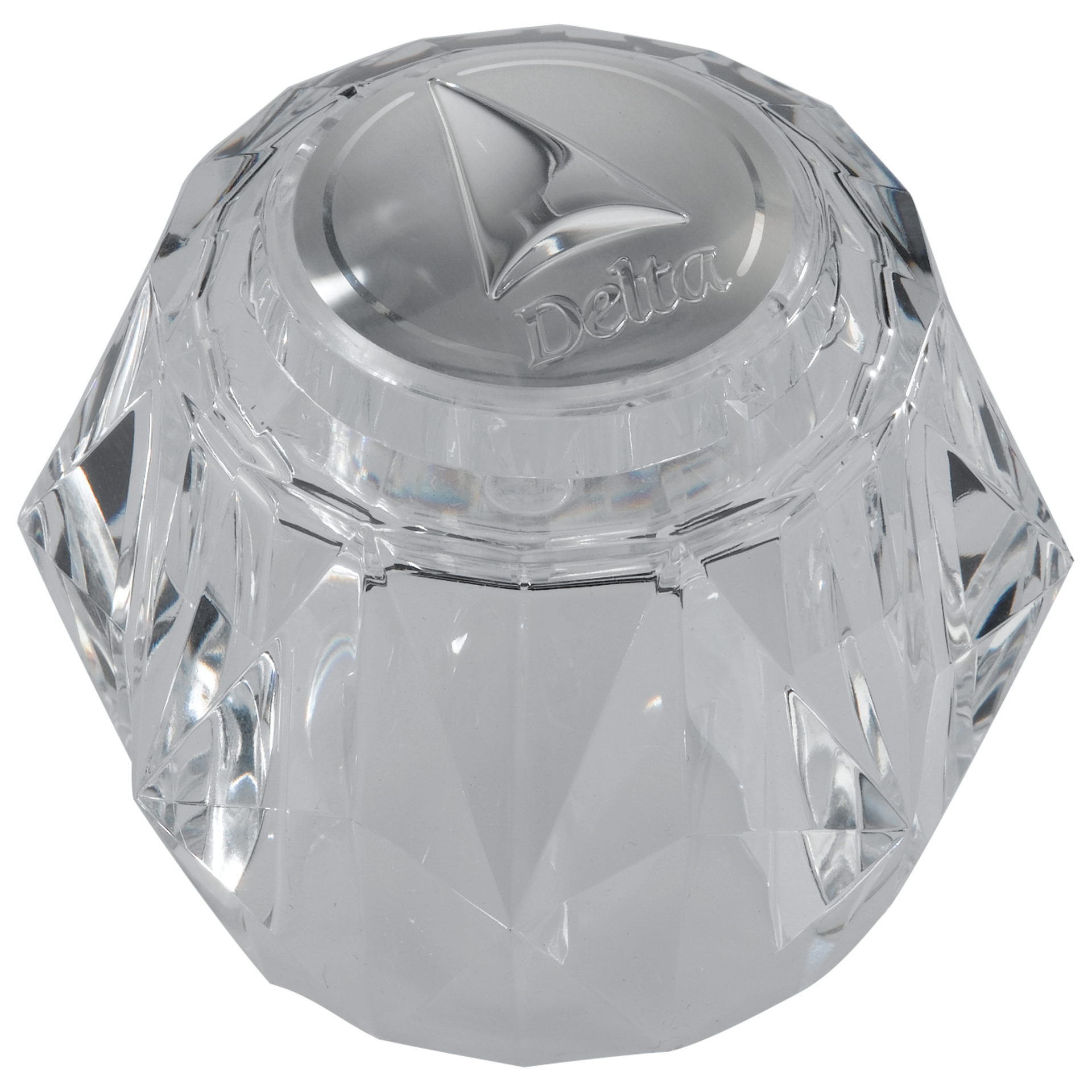 slide 1 of 3, Delta Clear Lever Bathroom Sink Faucet Handle, 1 ct