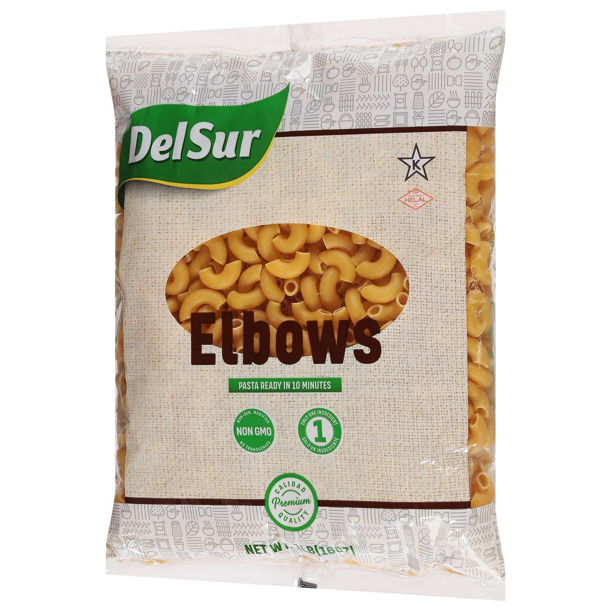 slide 5 of 11, Del Sur Elbows 1 lb, 1 lb