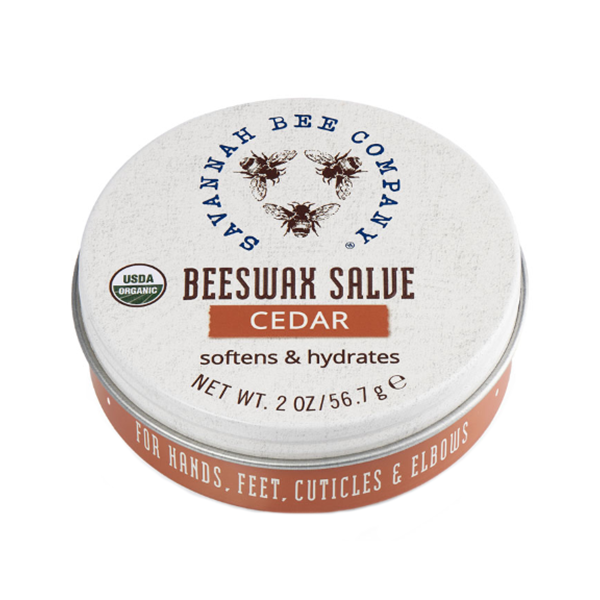 slide 1 of 1, Savannah Bee Company Cedar Beeswax Salve For Hands, 2 oz