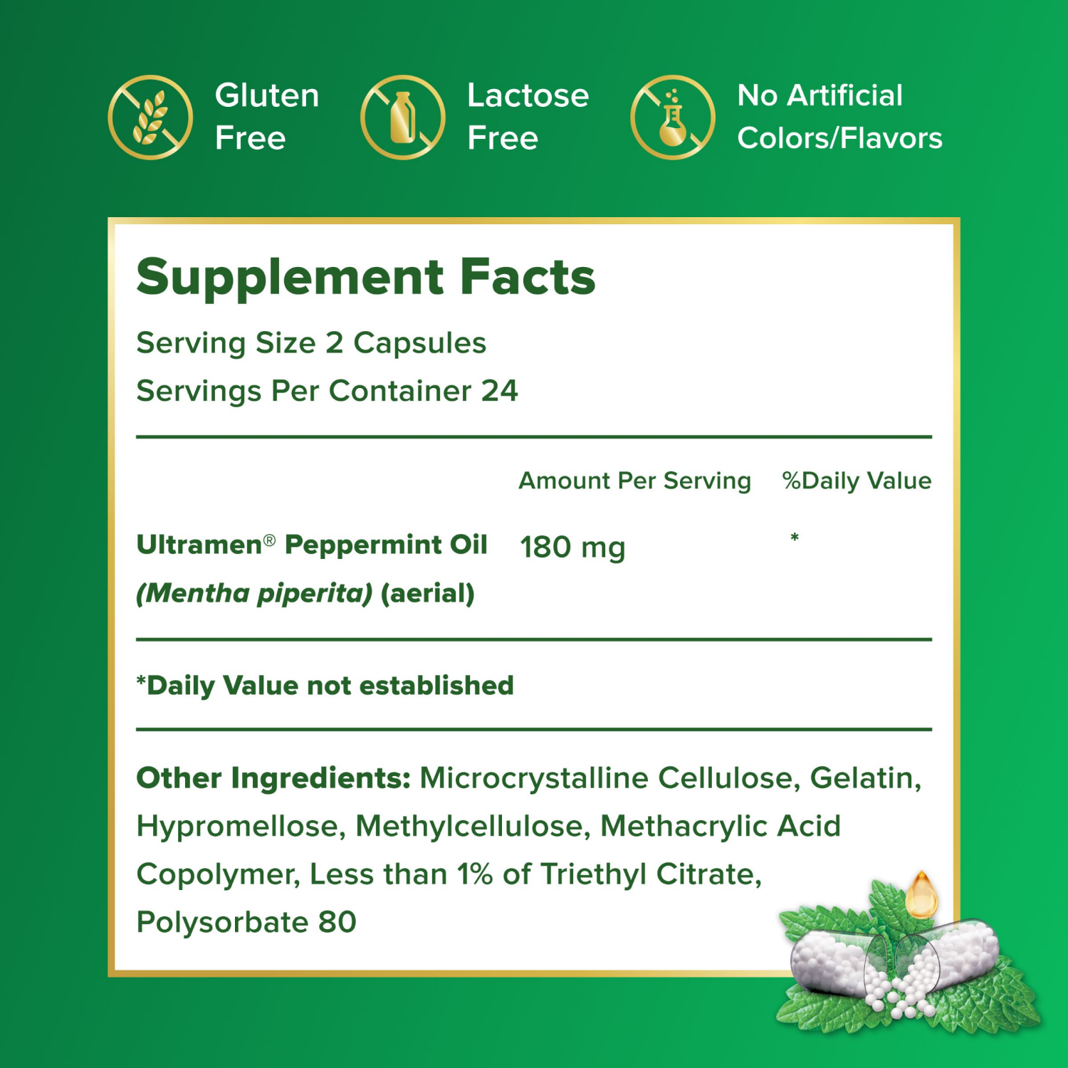 slide 5 of 8, IBgard Irritable Bowel Syndrome Dietary Management Capsules, 48 ct