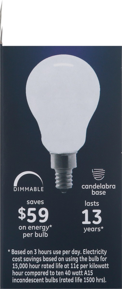 slide 6 of 9, GE 4 Watts Soft White LED Light Bulbs 2 ct Box, 2 ct