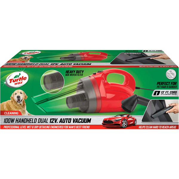 slide 1 of 1, Turtle Wax | 12V Vacuum with LED Light, 1 ct