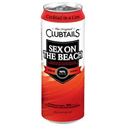 Clubtails Premium Sex on the Beach Cocktail 24 oz