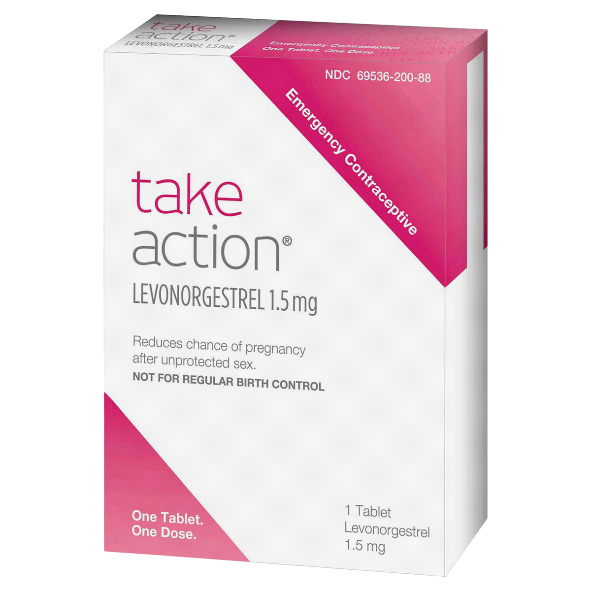 slide 3 of 3, Take Action Emergency Contraceptive 15 Mg, 1 ct
