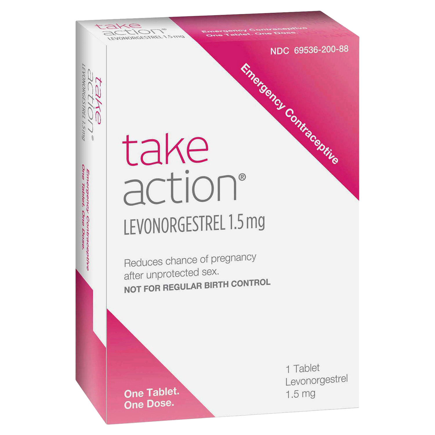 slide 3 of 3, Take Action Emergency Contraceptive 1.5 Mg, 1 ct