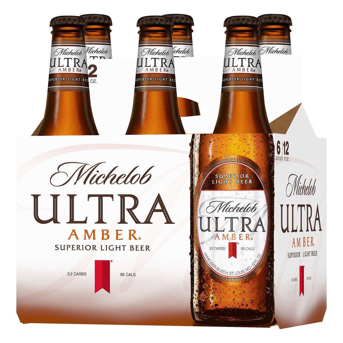 slide 3 of 8, Michelob Amber Ultra Superior Light Beer 6 ea, 6 ct; 12 oz