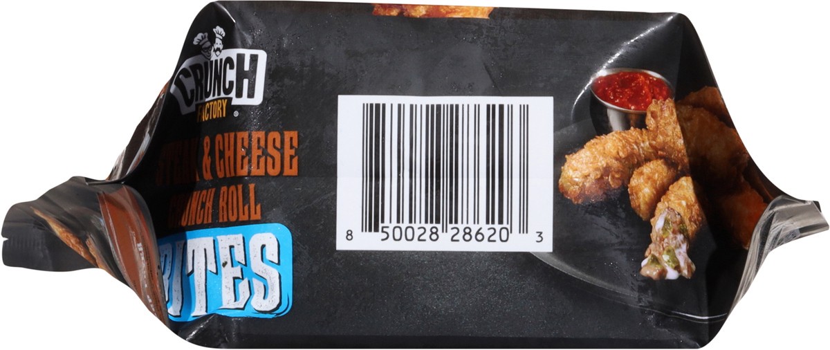 slide 3 of 15, Crunch Factory Crunch Roll Steak & Cheese Bites 16.80 oz, 16.8 oz