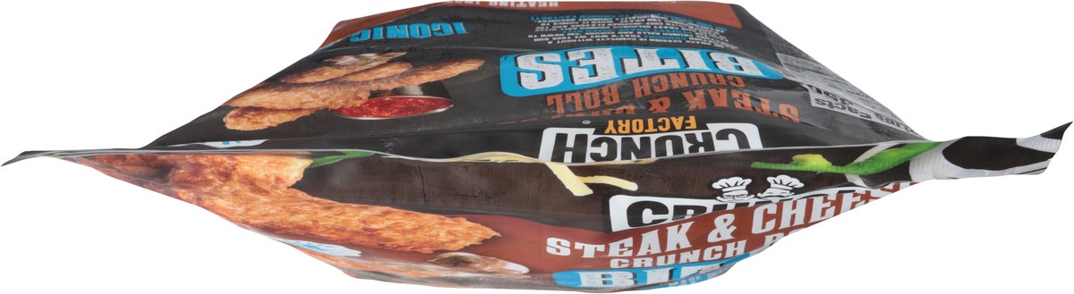slide 5 of 15, Crunch Factory Crunch Roll Steak & Cheese Bites 16.80 oz, 16.8 oz