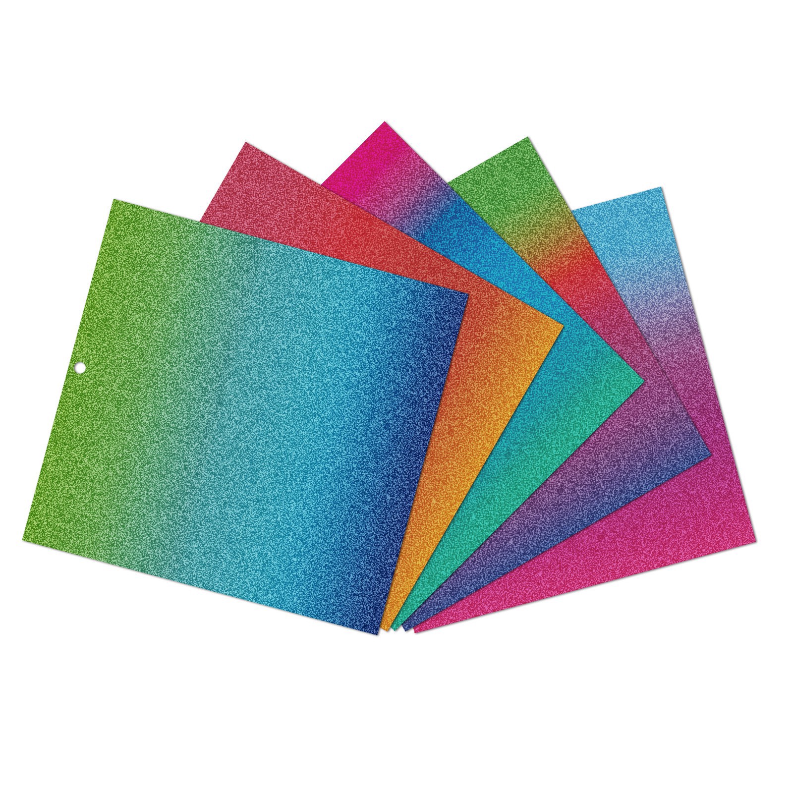 slide 2 of 4, Gradient Color Glitter Paper Pad By Recollections, 12" X 12", 12 in x 12 in