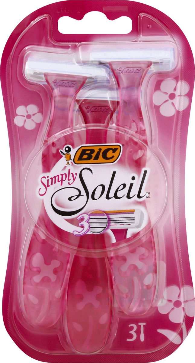 slide 11 of 11, BIC Simply Soleil Razors, 3 ct