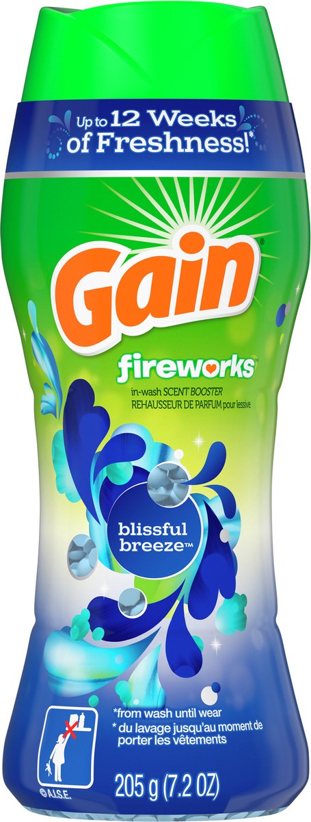 slide 4 of 4, Gain Fireworks In-Wash Scent Booster Beads, Blissful Breeze, 7.2 oz, 7.2 oz