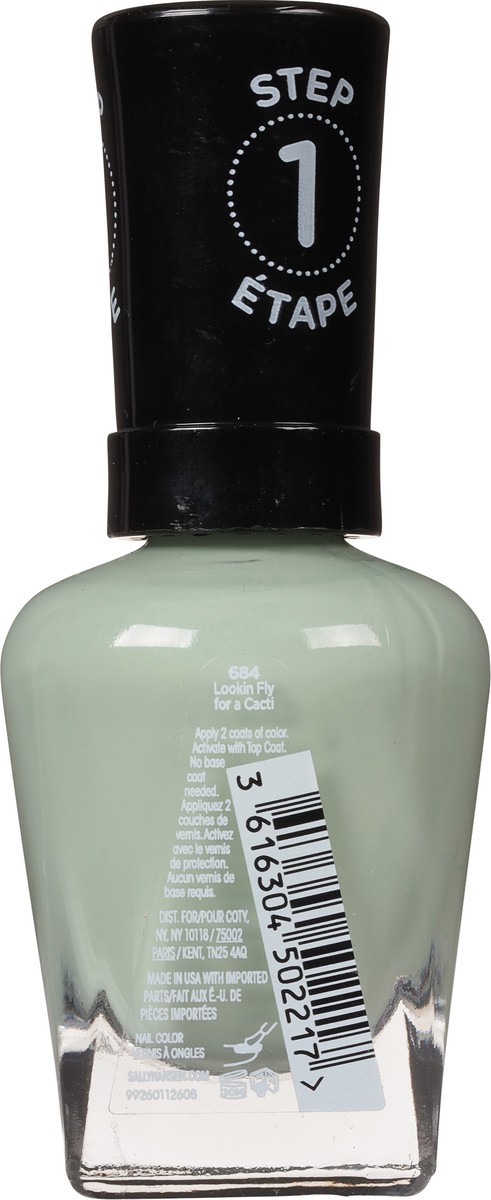 slide 8 of 9, Sally Hansen Miracle Gel Step 1 Lookin Fly for a Cacti 684 Nail Color 0.50 fl oz, 14.70 mL