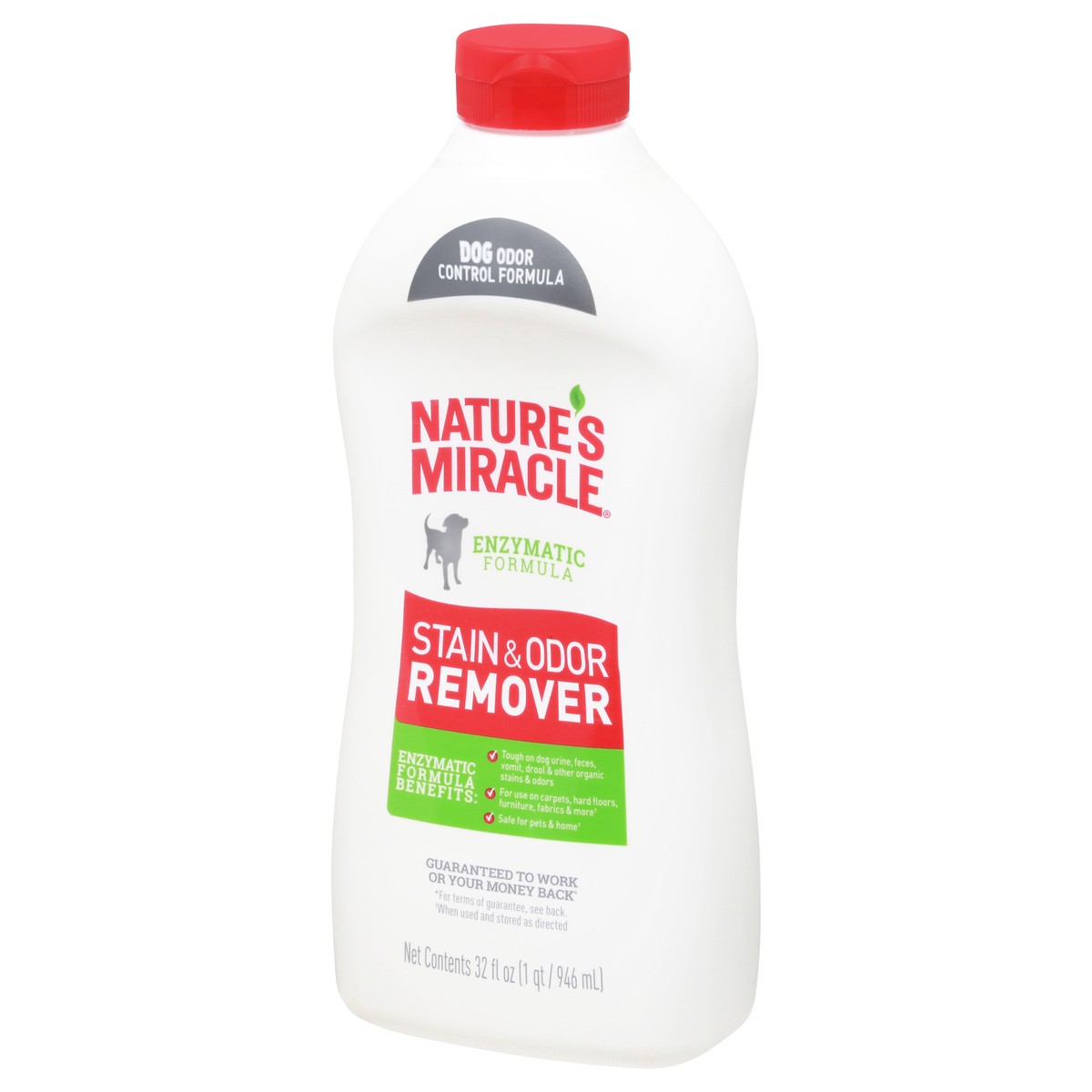 slide 8 of 9, Nature's Miracle Enzymatic Formula Stain & Odor Remover 32 fl oz Bottle, 32 fl oz