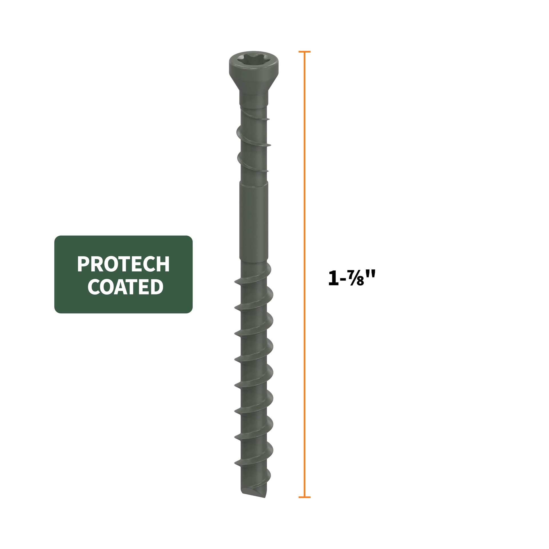 slide 3 of 6, CAMO #7 x 1-7/8-in Wood to wood Deck Screws ( 350 -Per Box ), 1 ct