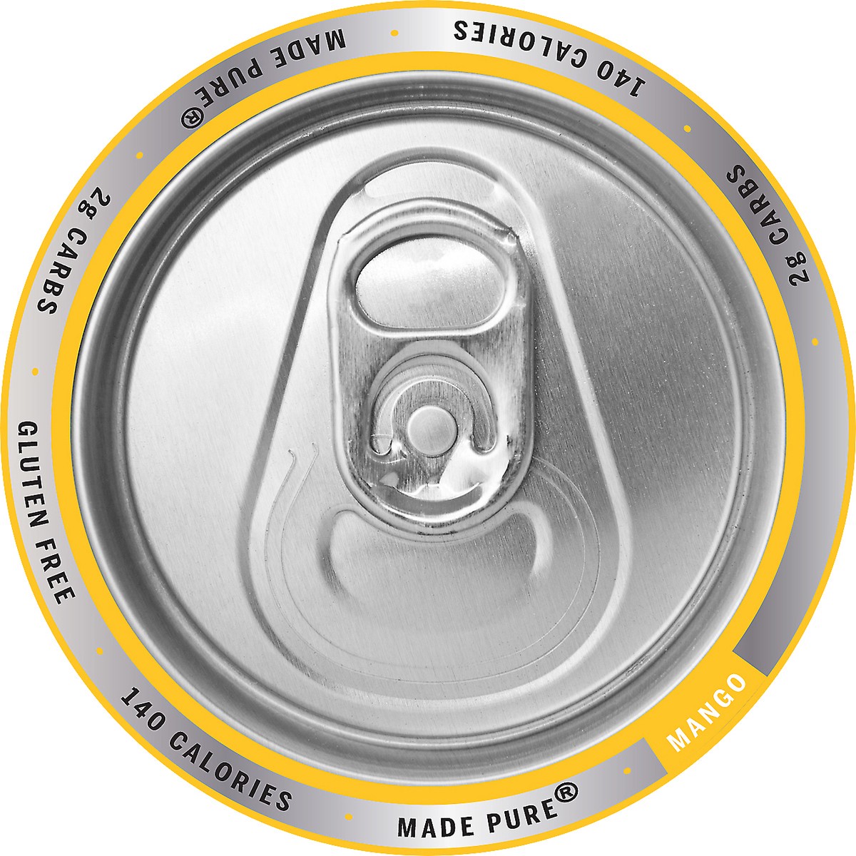 slide 3 of 11, White Claw Mango Hard Seltzer 1 pt, 1 pint