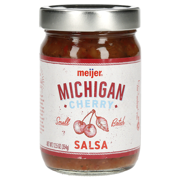 slide 1 of 1, Meijer Michigan Cherry Salsa, 12.5 oz