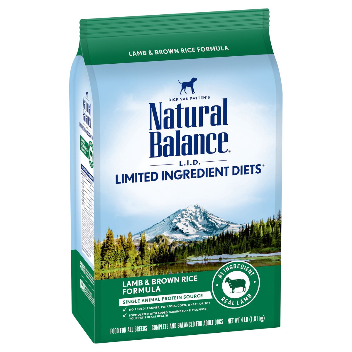 slide 8 of 8, Natural Balance Dog Food, Lamb, 4 lb