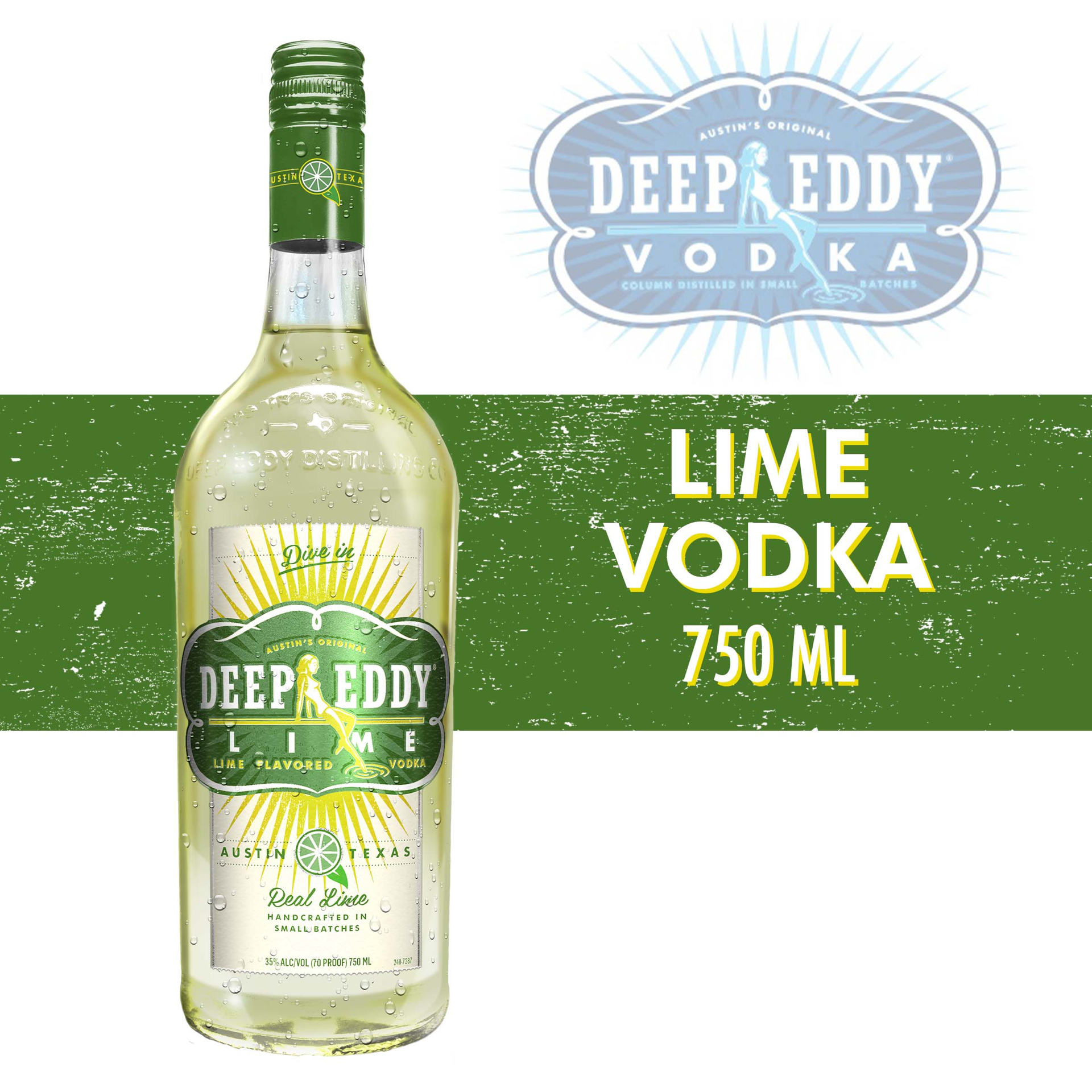slide 2 of 3, Deep Eddy Lime Flavored Vodka 750 ml, 750 ml