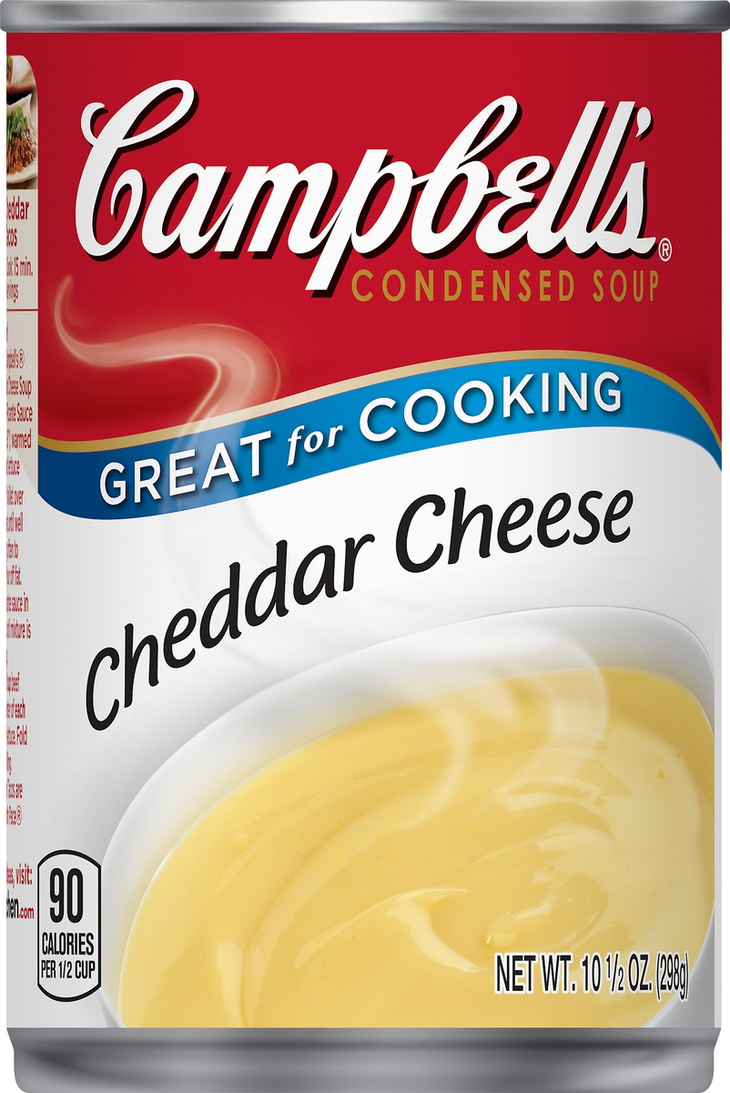slide 9 of 10, Campbell's Condensed Cheddar Cheese Soup, 10.75 oz