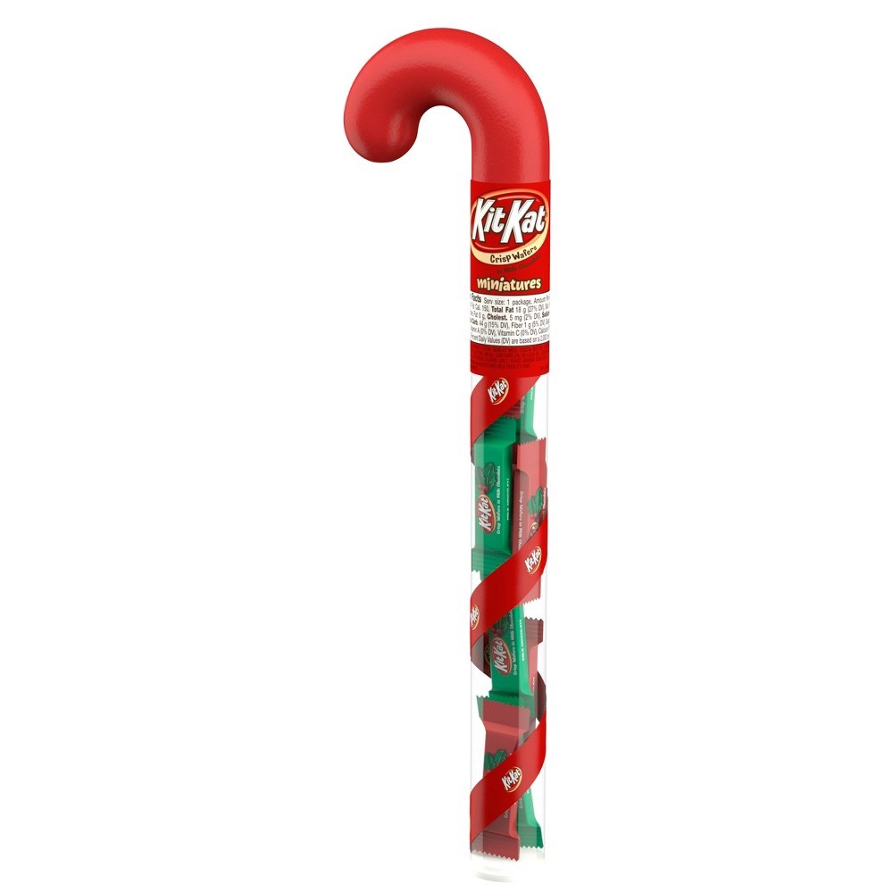 slide 4 of 4, KIT KAT Holiday Miniatures Candy Filled Cane, 2.4 oz