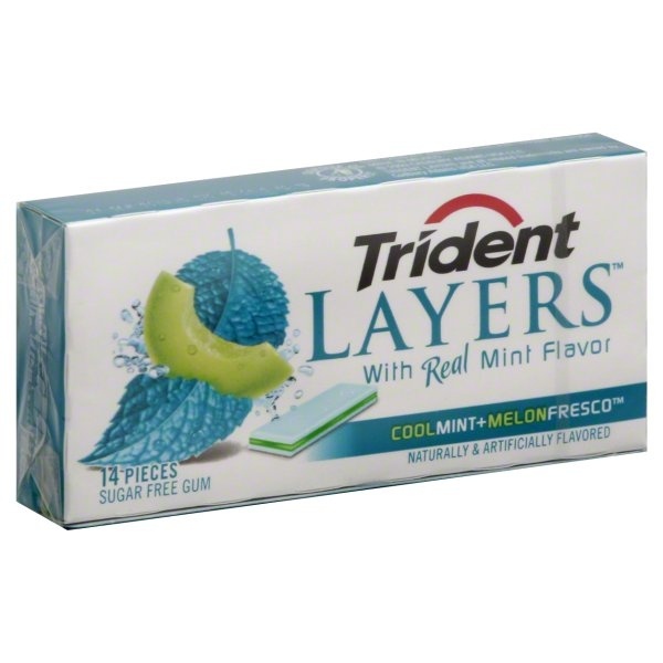 slide 1 of 7, Trident Gum 14 ea, 14 ct