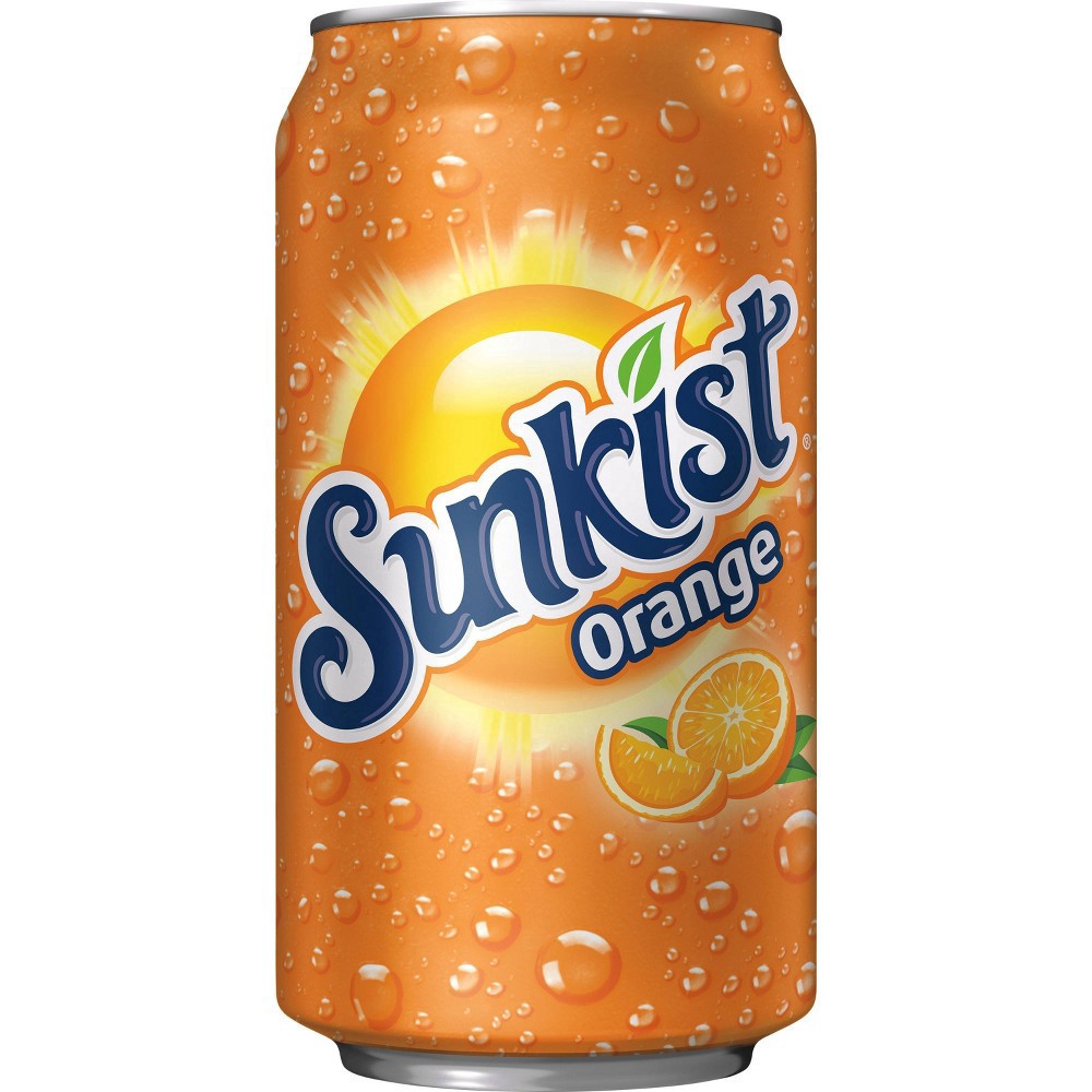 slide 15 of 15, Sunkist Orange Soda - 12pk/12 fl oz Cans, 12 ct; 12 fl oz