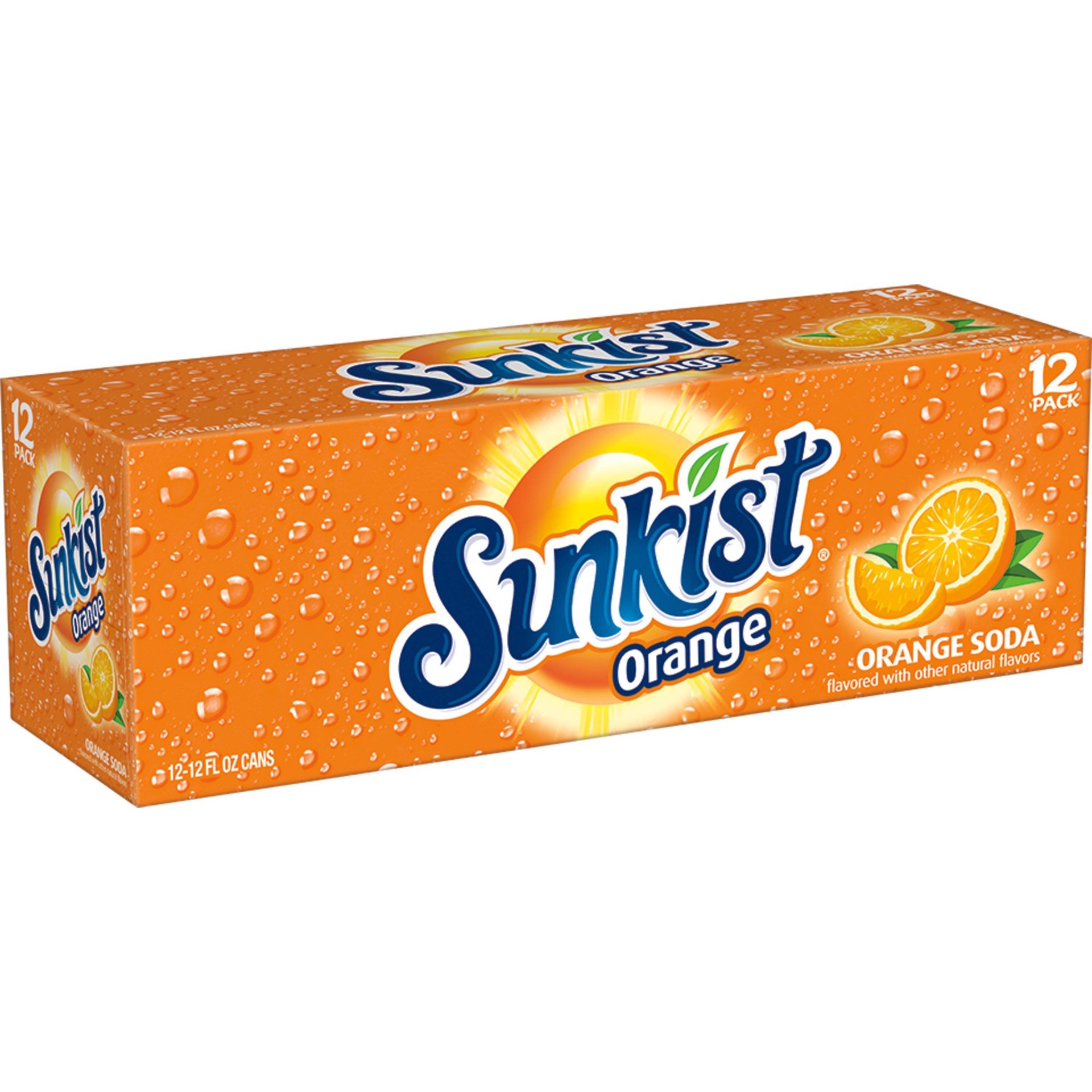 slide 12 of 15, Sunkist Orange Soda - 12pk/12 fl oz Cans, 12 ct; 12 fl oz