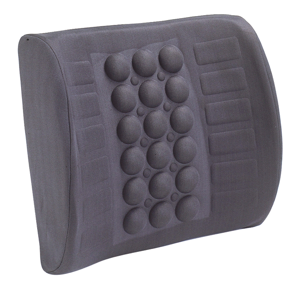 slide 1 of 1, Custom Grey Lumbar Wedge Seat Cushion-PDQ, 1 ct