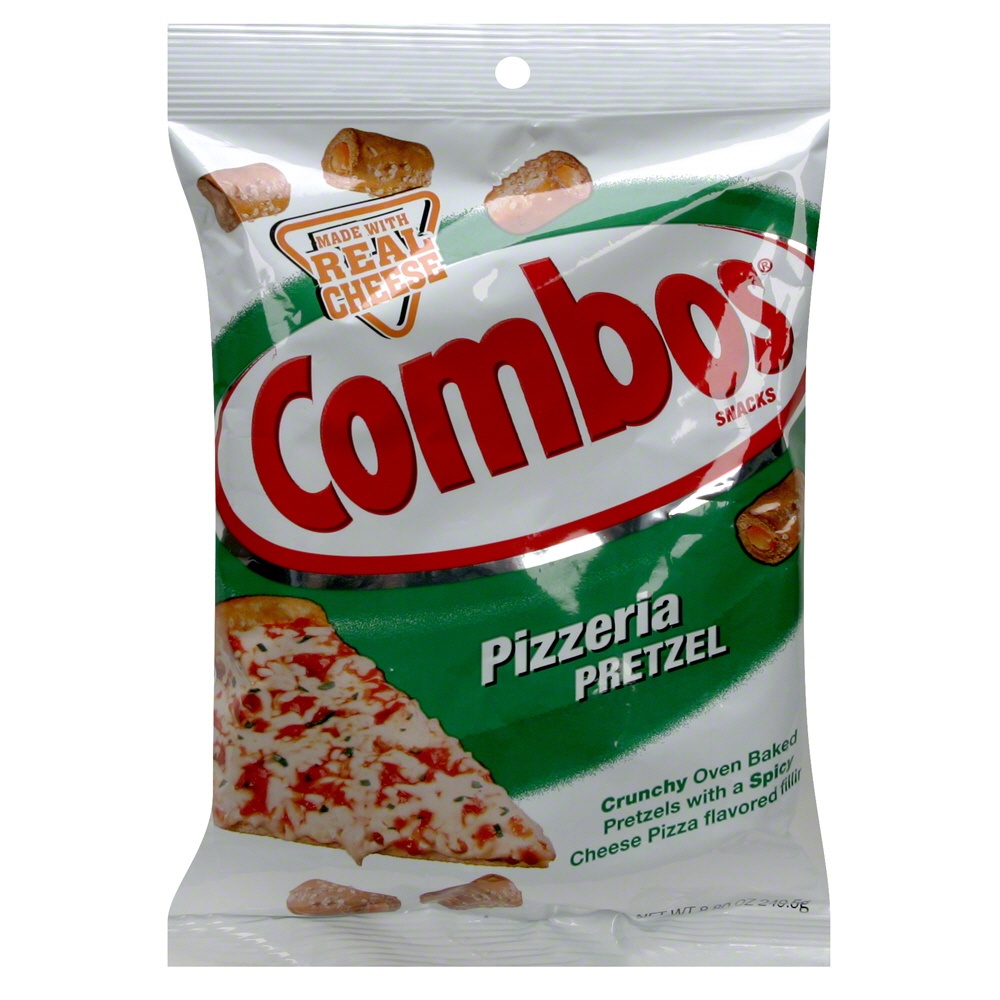 slide 1 of 1, COMBOS Baked Snacks, Pizzeria Pretzel, 6.3 oz