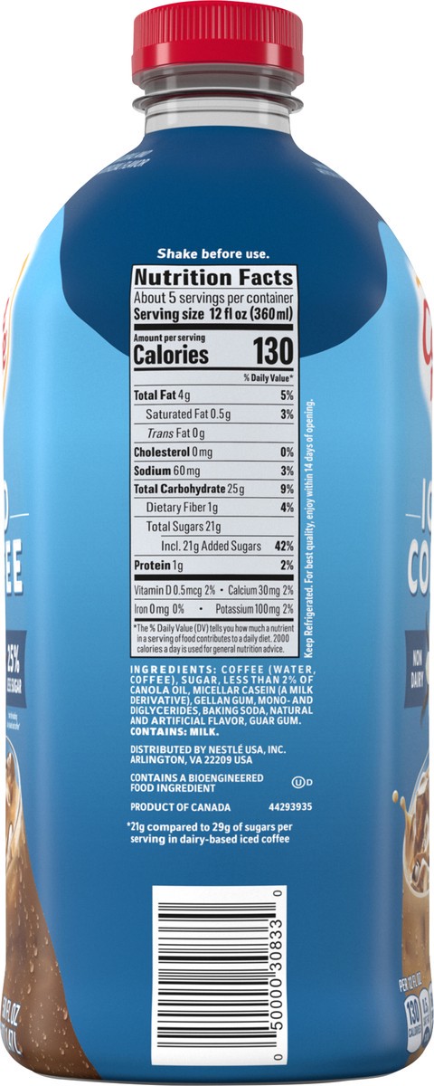 slide 11 of 11, Coffee-Mate Nestle Coffee Mate French Vanilla Iced Coffee, Non Dairy Coffee Drink 50 fl oz., 50 fl oz