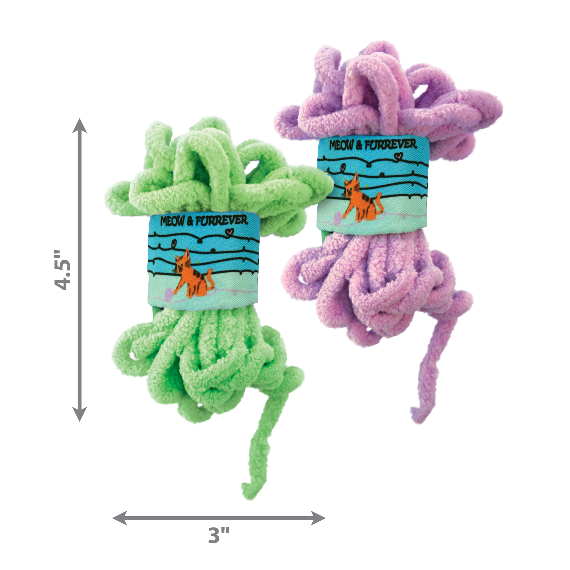 slide 4 of 4, KONG Pull-A-Partz Yarnz Assorted, 1 ct