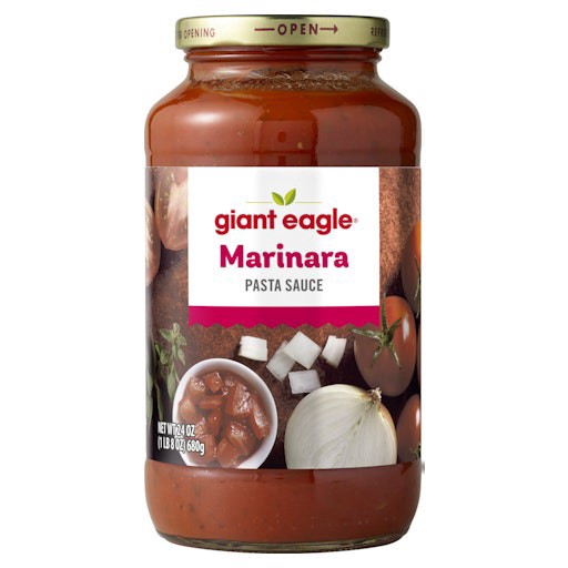 slide 1 of 1, Giant Eagle Marinara Pasta Sauce - 24 oz, 24 oz