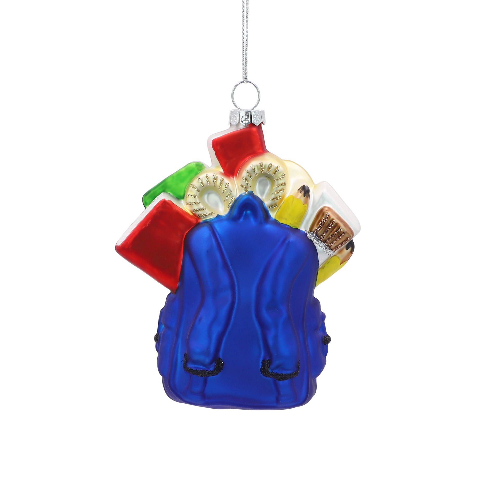 slide 4 of 4, 4.5" Craft Backpack Glass Ornament By Ashland, 4.5 in