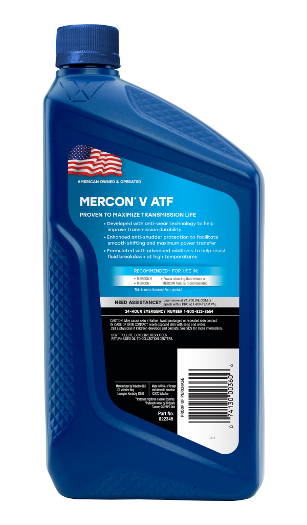 slide 3 of 9, Valvoline ATF for Mercon V Applications Qt, 1 qt