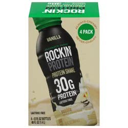 Shamrock Rockin Protein Vanilla Builder Milk - 4 x 12 fl oz