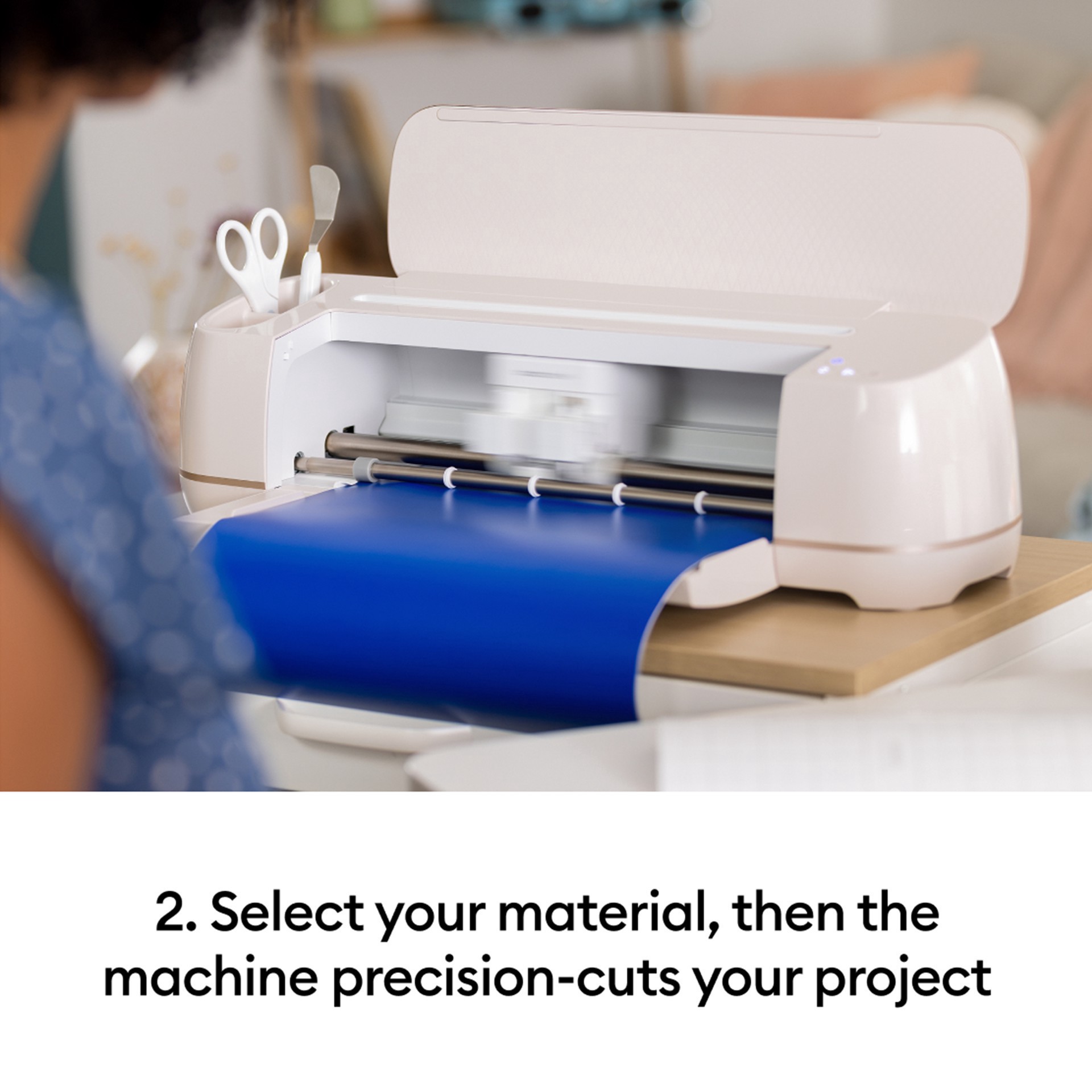 slide 9 of 9, Cricut Maker 4 In Seashell & Digital Content, 12 in x 12 in