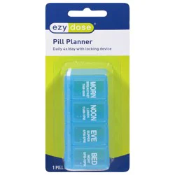 EZY Dose Adult Lock One Day Pill Planner - 1 ea
